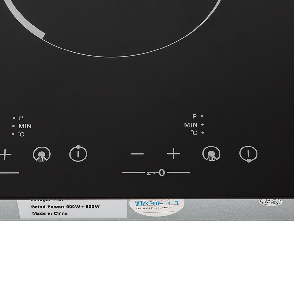 3000W 110V Cooktop Portable 4 Burners Electric Built-in Cooktop Sensor Touch Control Countertop Electric Hot Plate with Kid Safety Lock and 2H Timer