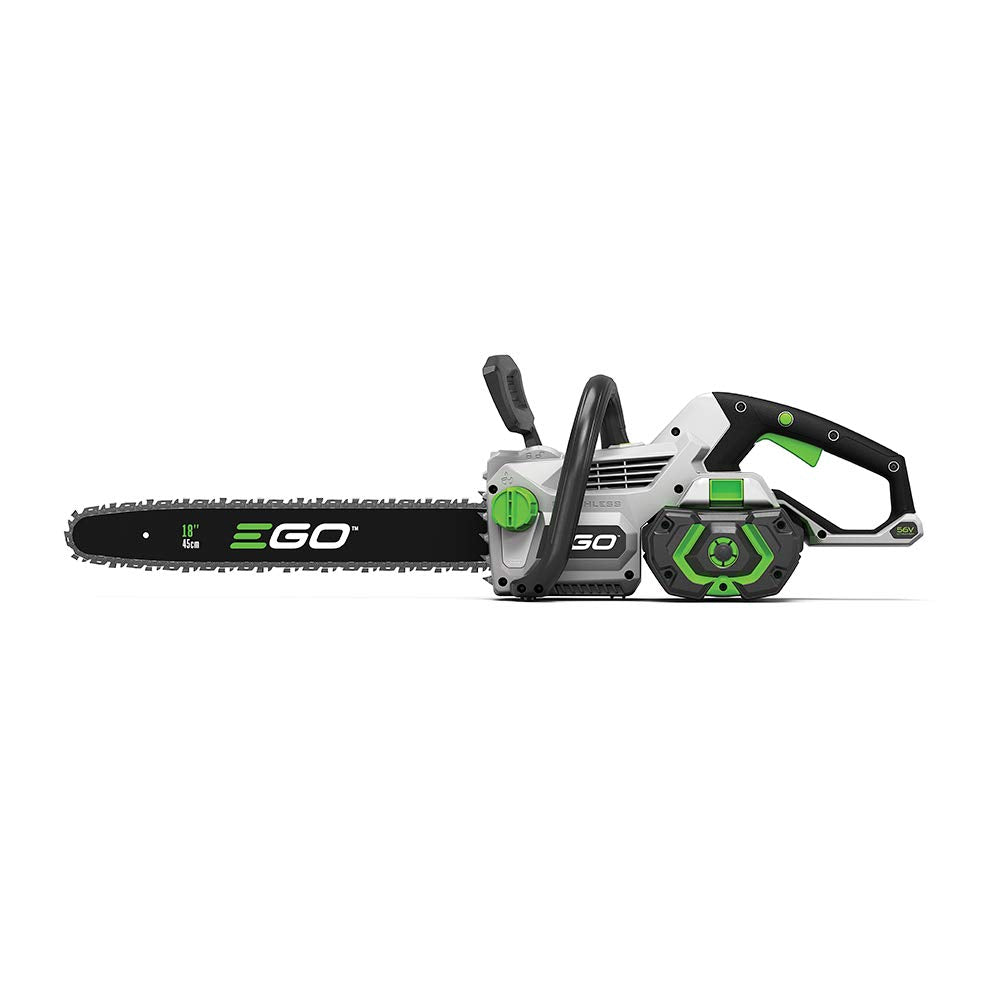 EGO POWER+ Chain Saw, 18 Battery Powered Chainsaw, Electric Cordless, Includes 56V 4.0Ah Battery and Charger C CS1803