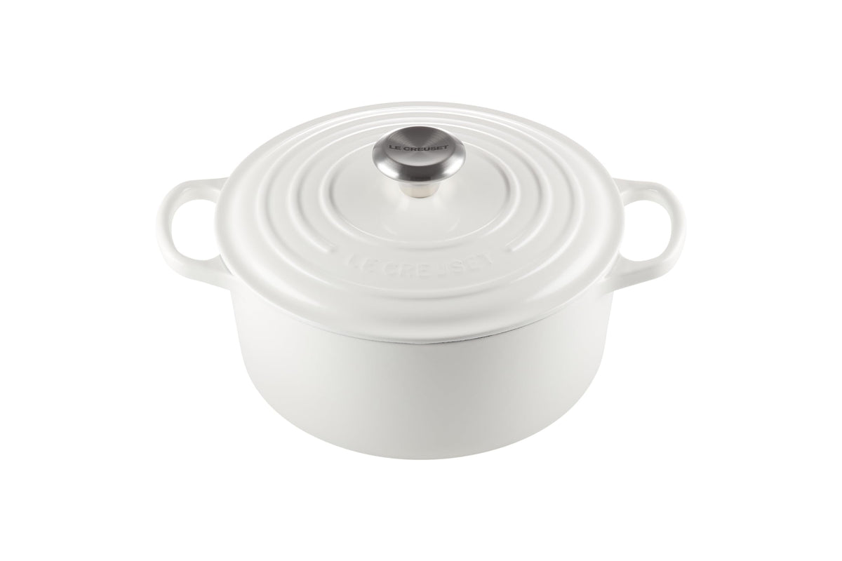 Le Creuset Enameled Cast Iron Signature Round Dutch Oven, 7.25 qt., Caribbean