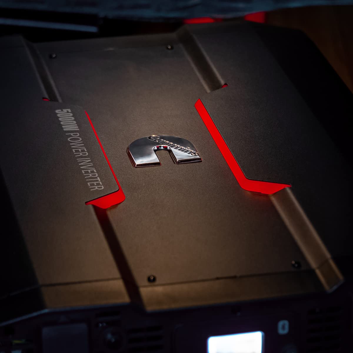 Cummins 5000 Watts Inverter Modified Sine Wave Truck Inverter 12 Volts to 110 Volts Four AC Outlets Two USB Ports (Plus Cable Kit)- CMN5000W