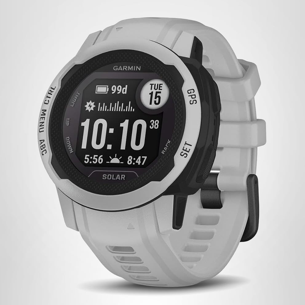 Garmin Instinct 2 Solar, Smaller-Sized Rugged Outdoor Watch with GPS, with Solar Charging Capabilities, Built for All Elements, Multi-GNSS Support