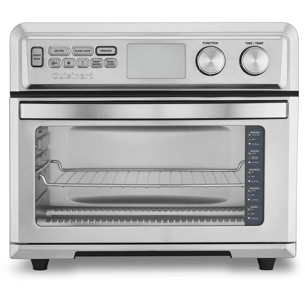 Cuisinart Air Fryer Toaster Oven, Digital Display, 1800 Watt Air Fryer Toaster Oven Combo with Adjustable Temperature and Controls, Stainless Steel