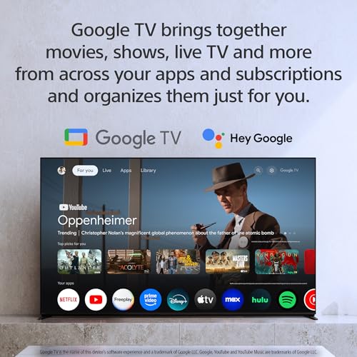 Sony BRAVIA 2 II 43 Inch 4K Ultra HD LED Smart TV with Google TV and Exclusive Features for PlayStation®5 (K-43S20M2), 2025 Model