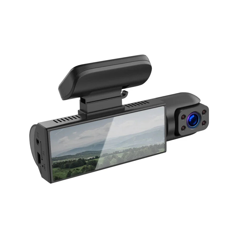 Car Jahyshow Front w/ DVR Dual G-Sensor Lens 1080P Camera Recorder Video Inside Dash Cam
