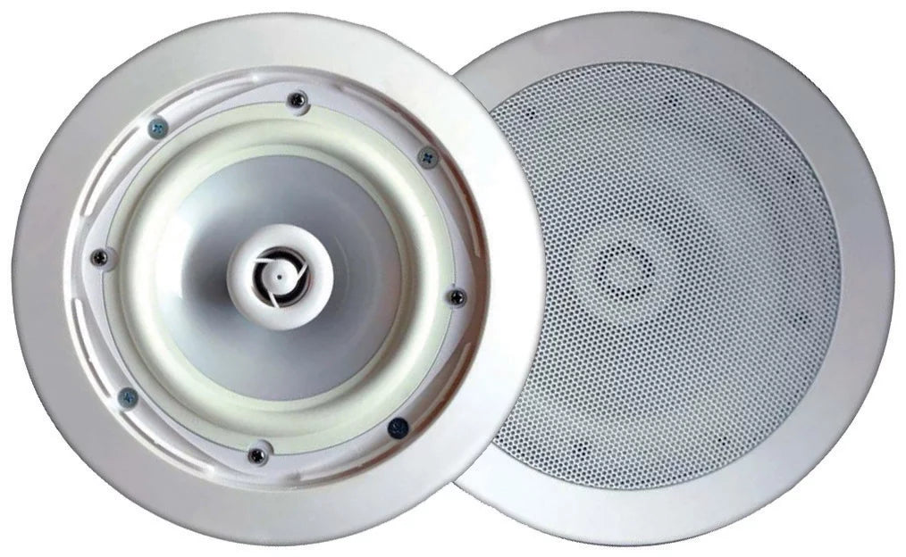 Wall 400 8 White, 2 Speaker, Way 2 Pair Inch Indoor/Outdoor Watt In Pyle Ceiling