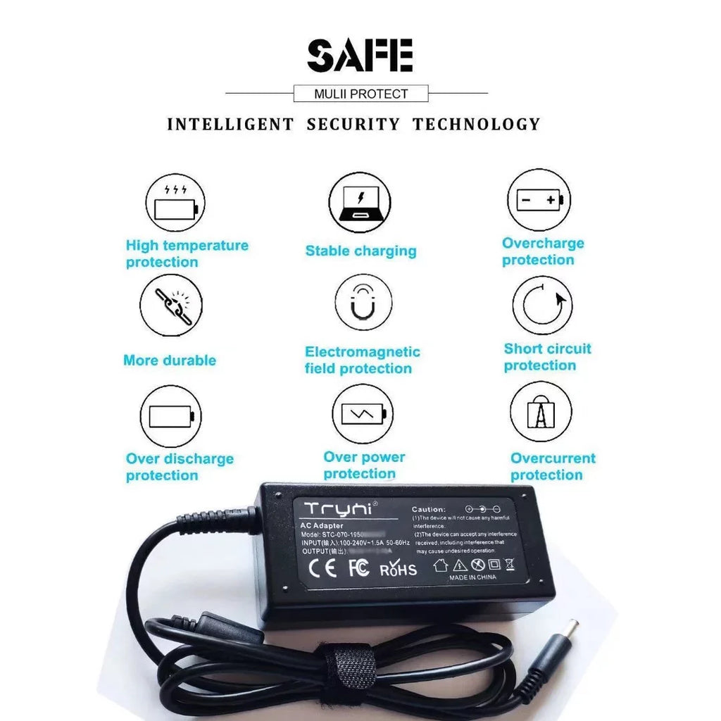 HP 655-G2 Supply 455-G3 AC 450-G3 New 430-G3 645-G2 Notebook 650-G2 Power Cord AdapterCharger 440-G3 ProBook Laptop for 640-G2