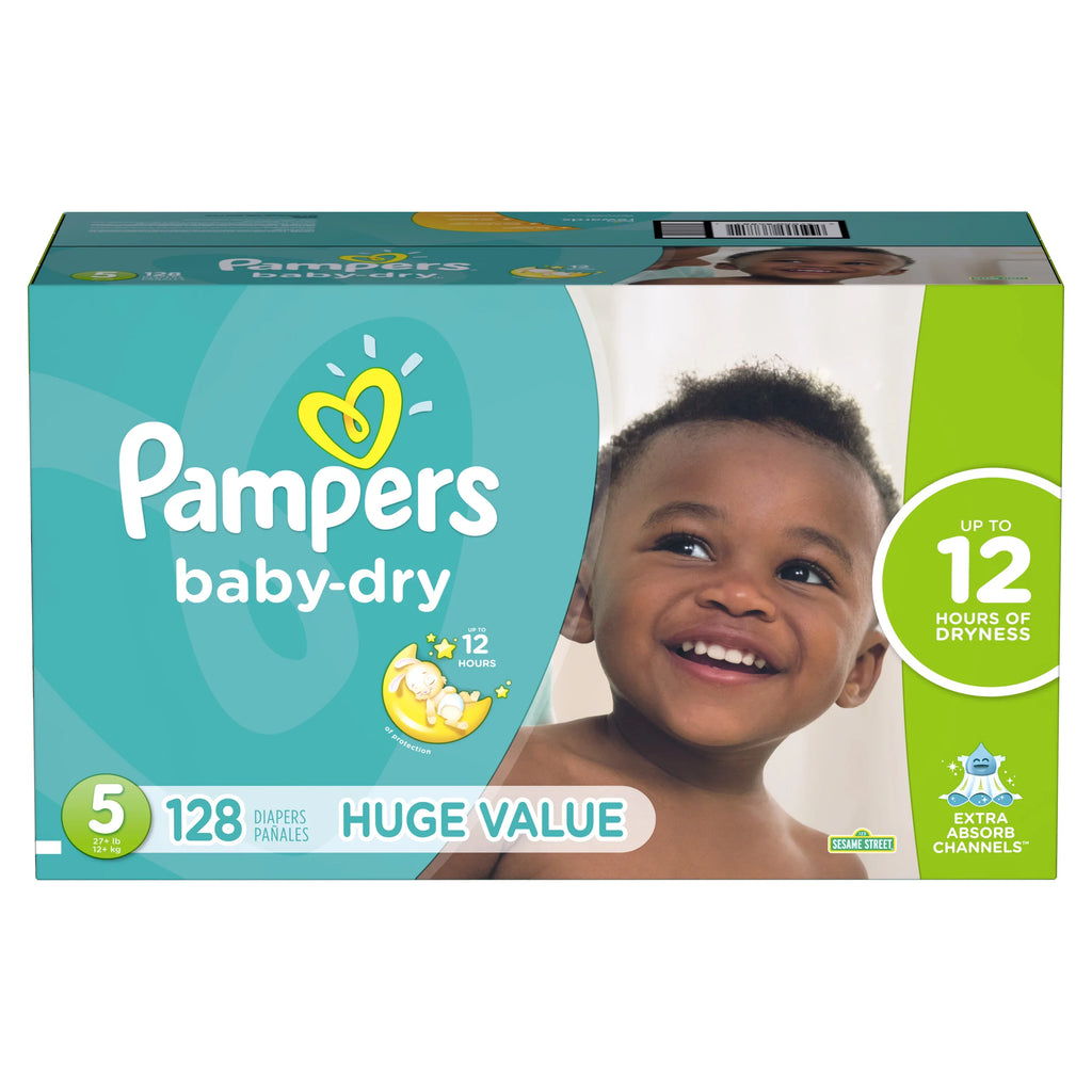 Pampers 128ct Dry Hp Baby Pamp S5