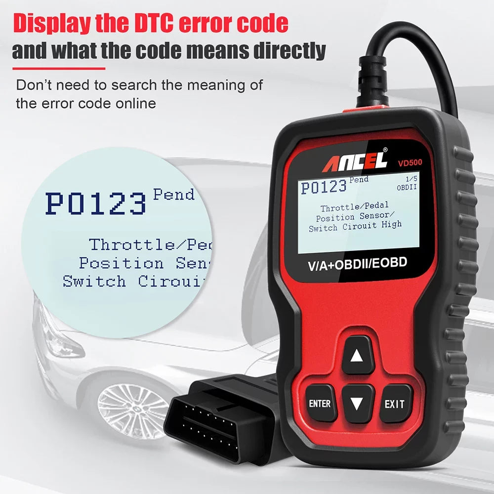 Ancel Adapation System EPB Tool IMMO OBD2 Automotive Diagnostic Seat ABS Skoda All Code VW SRS OIL for Scanner Oil Throttle Audi Reader EPB