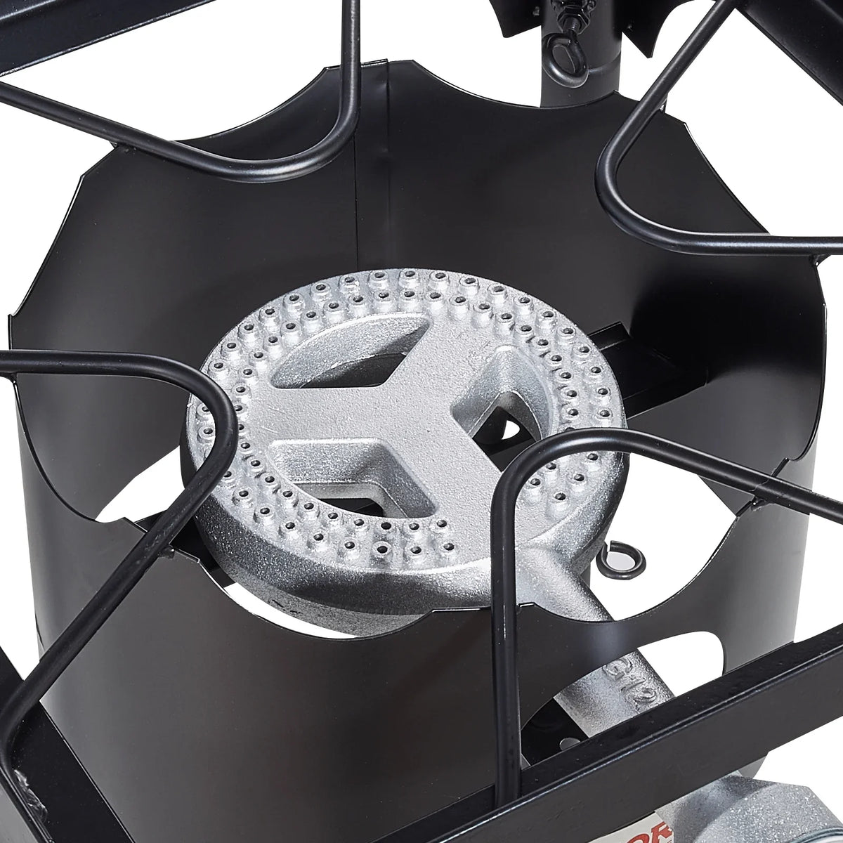 Stand Cooking SKYSHALO BBQ Stove Heavy Gas Camping w/Detachable Outdoor Propane Stove & Cooker Legs Single 30000BTU Burner Duty Gas Regulator, Adjustable PSI Cooker Portable Burners