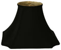 Cut Square Royal Shade Black Lamp 10" Designs Corner Inverted Gold with Lining