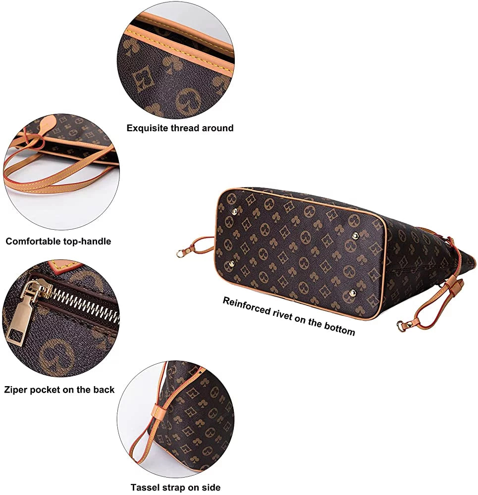 Bag Tote Checkered Women Shoulder BUTIED For