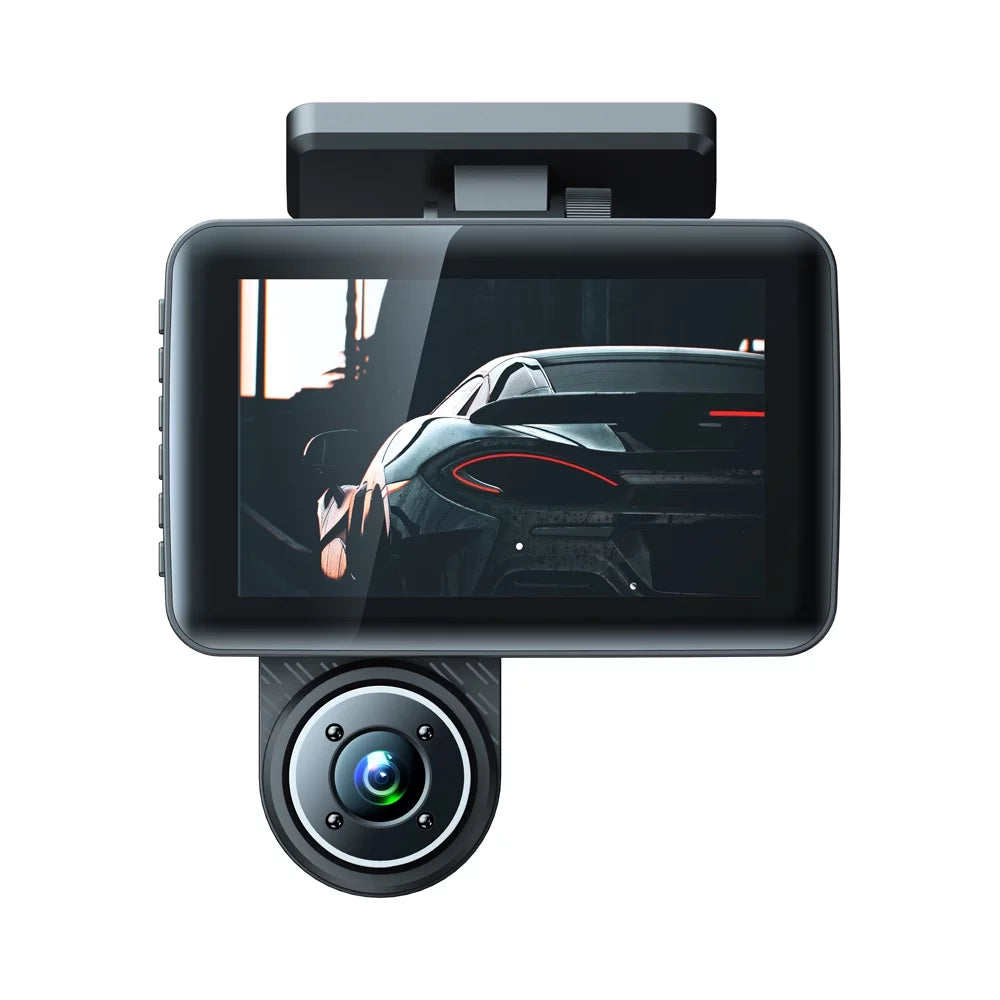 Mirror Car Dcenta Recorder 3 Camera Recorder Recording Clear Auto Rearview Car Dash Camcorder 4in Driving Video Safety Cameras Car Angle Cam Wide