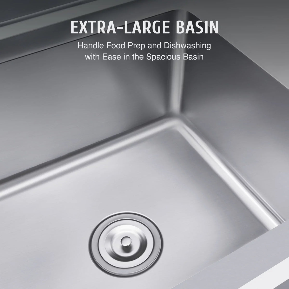 Wilprep Bar for Backsplash Strainer Drainboard Utility Commercial Steel Stainless Sink Kitchen w