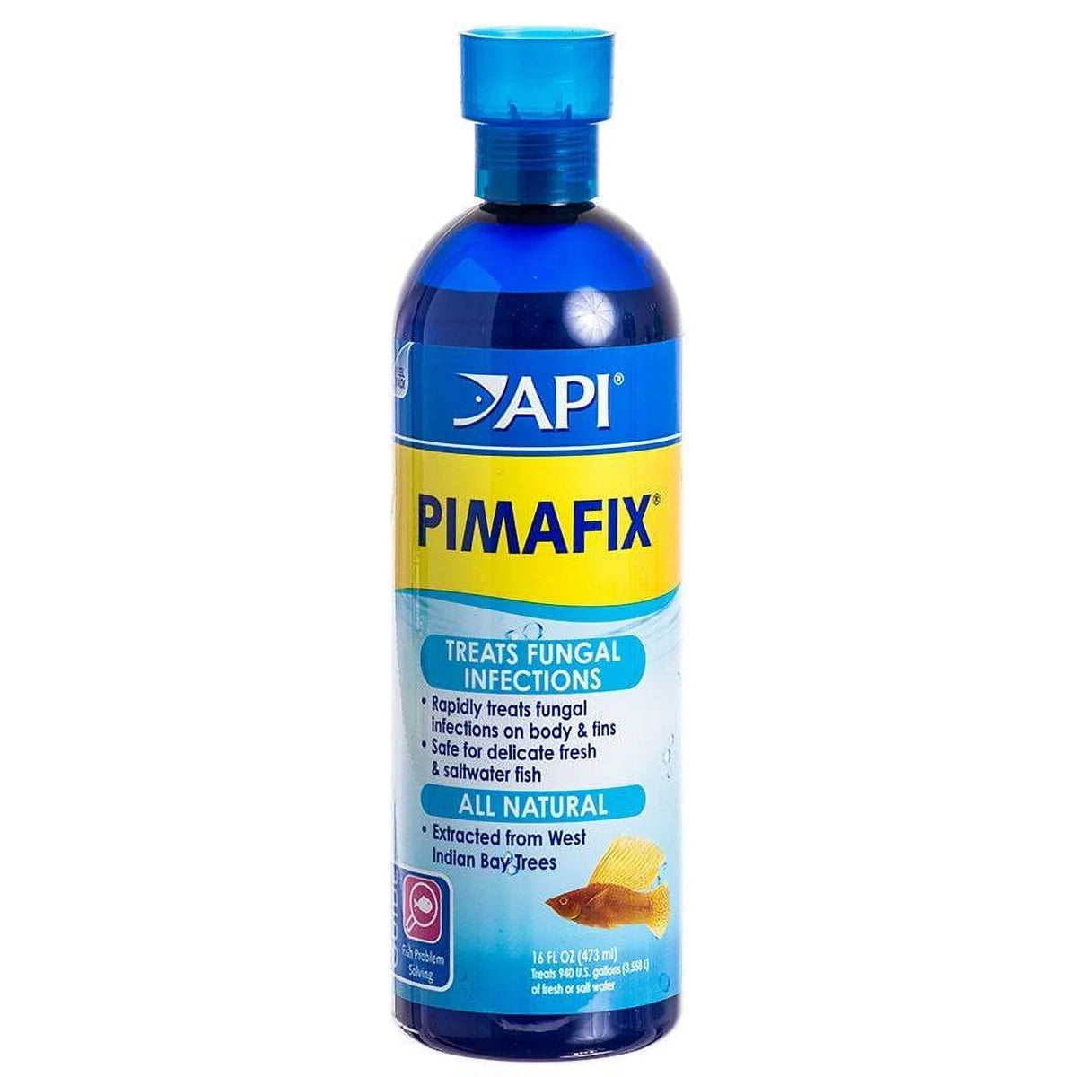 Fish PimaFix 946 Medications Antifungal (Treats [rium, 16 API oz FW Bottle Gallons) Remedy & SW]