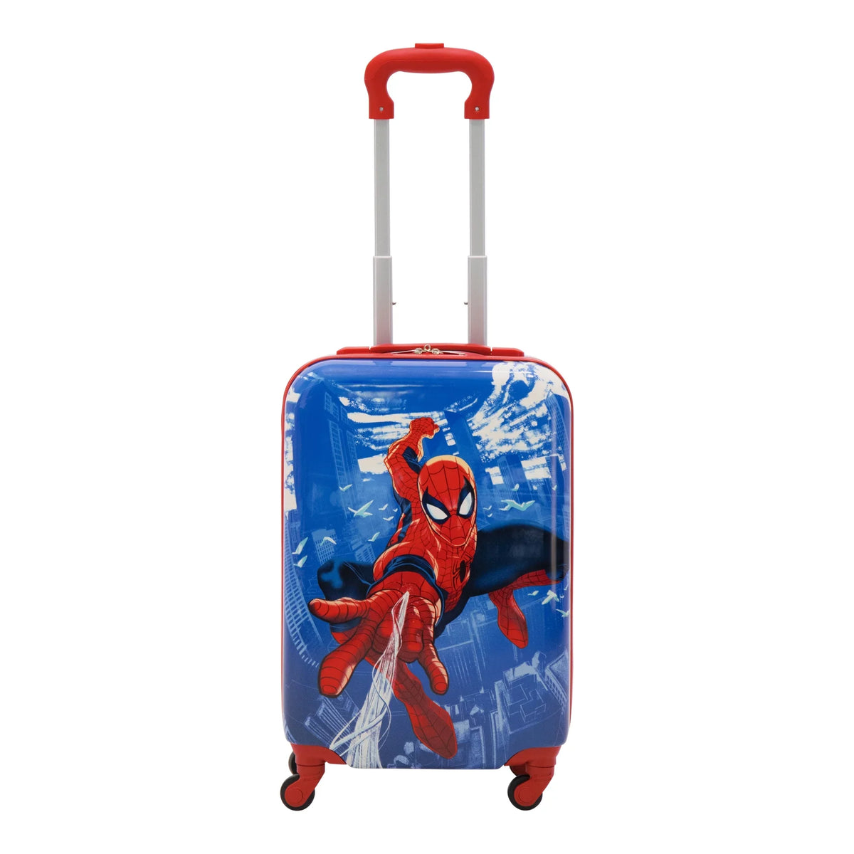 Carry Wheels, Spider-Man Suitcase Rolling Blue with 21 Marvel Inch Hardshell Kids On Luggage,
