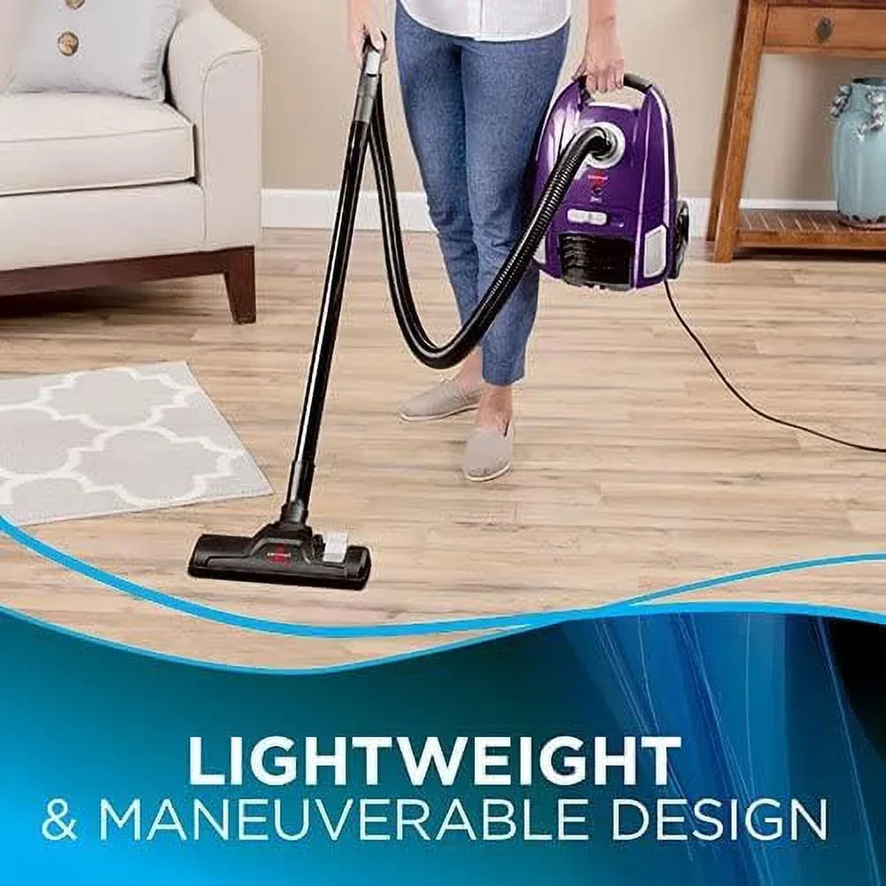 Upright Nozzle, Cleaning Automatic Cord Extra Long Telescoping Canister Cleaner Multi-Surface Powerful Wand, Vacuum With Power Cord Suction Lightweight Rewind & With