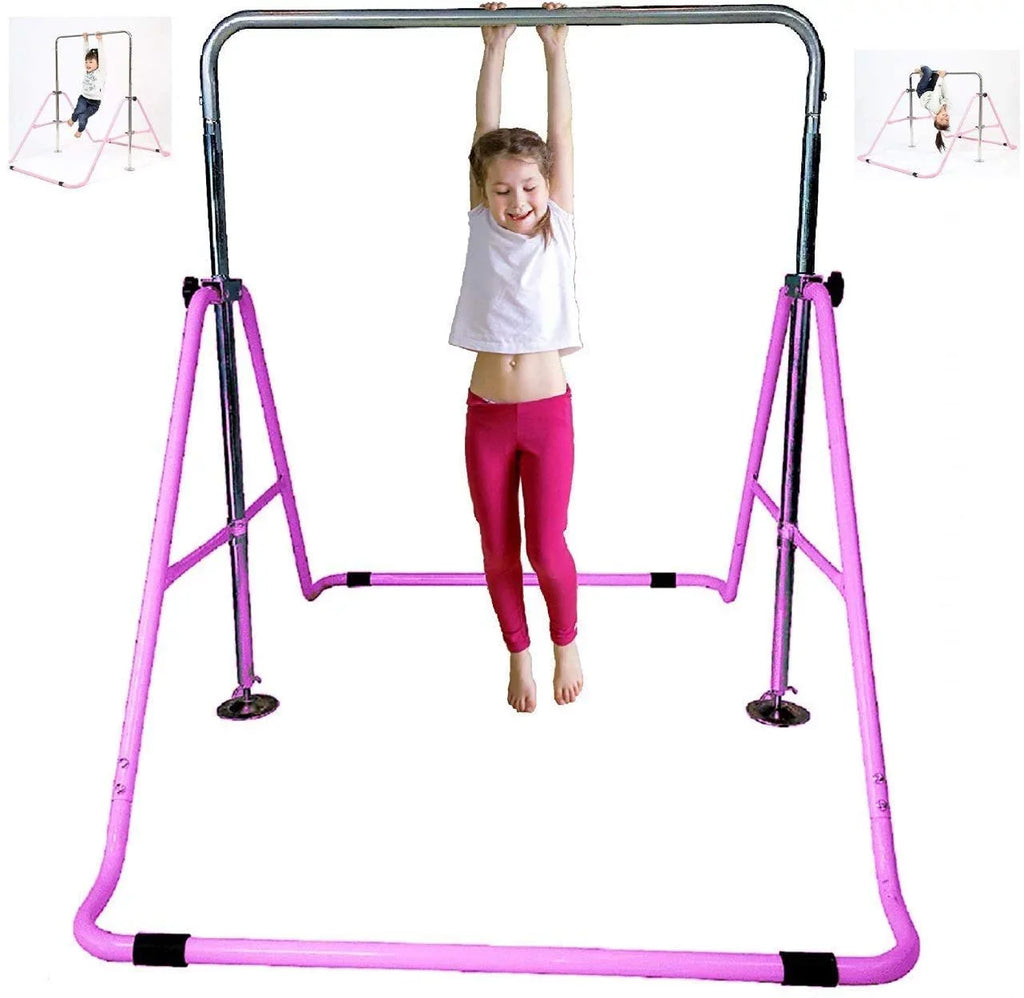 Tower Monkey Progymnastics Climbing Horizontal Junior Pink Kip Gymnastics Gym Bar Bar Bar, Bar, Training, Jungle
