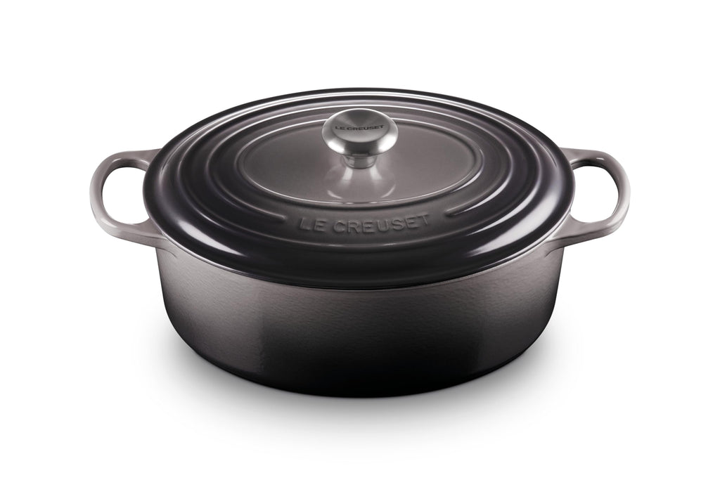 Le Creuset Enameled Cast Iron Signature Oval Dutch Oven, 8 qt., Cerise