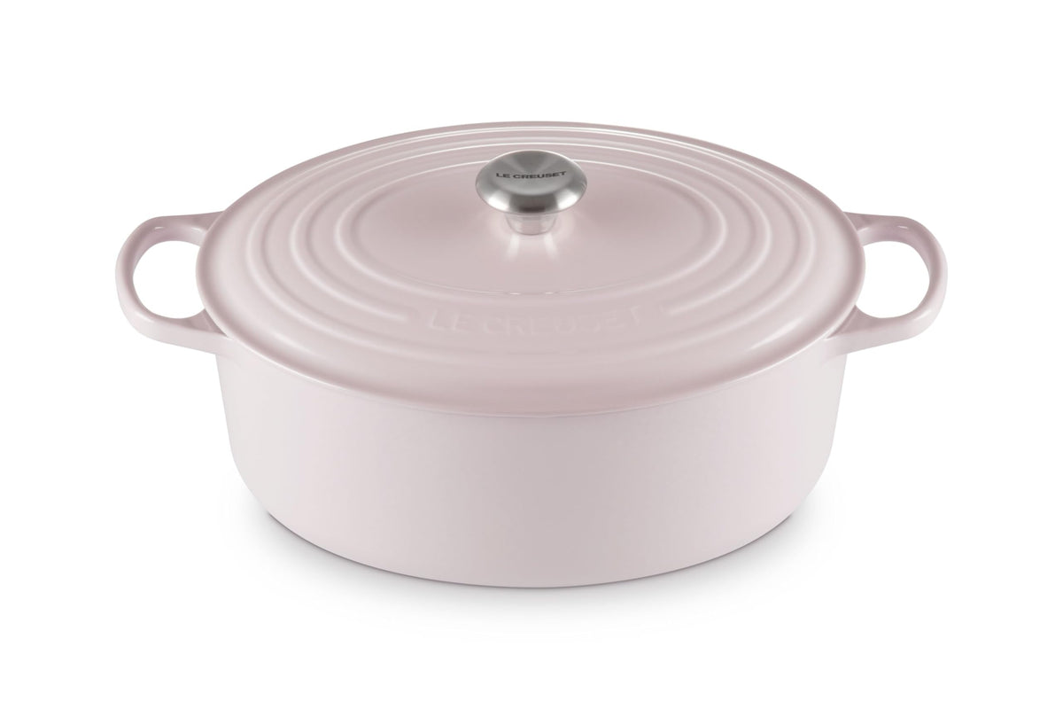 Le Creuset Enameled Cast Iron Signature Oval Dutch Oven, 8 qt., Cerise