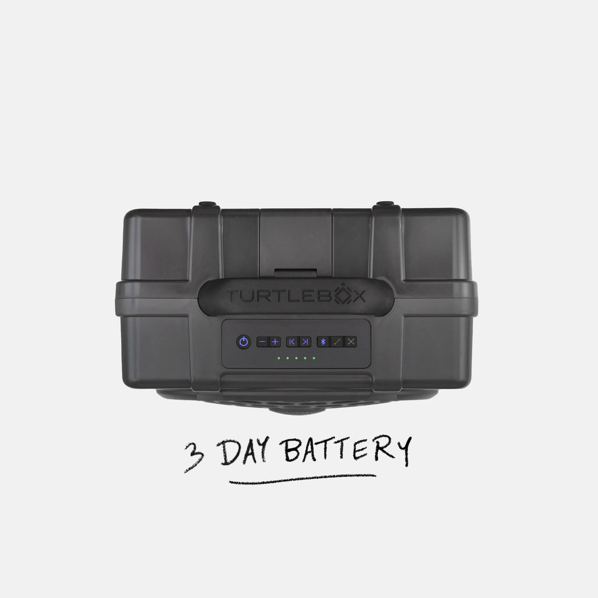 Turtlebox Original Gen 3: Portable Outdoor Bluetooth Speaker C Ultra-Loud (120dB), Waterproof (IP67), Rugged, Impact-Resistant, 3-Day Battery | Party
