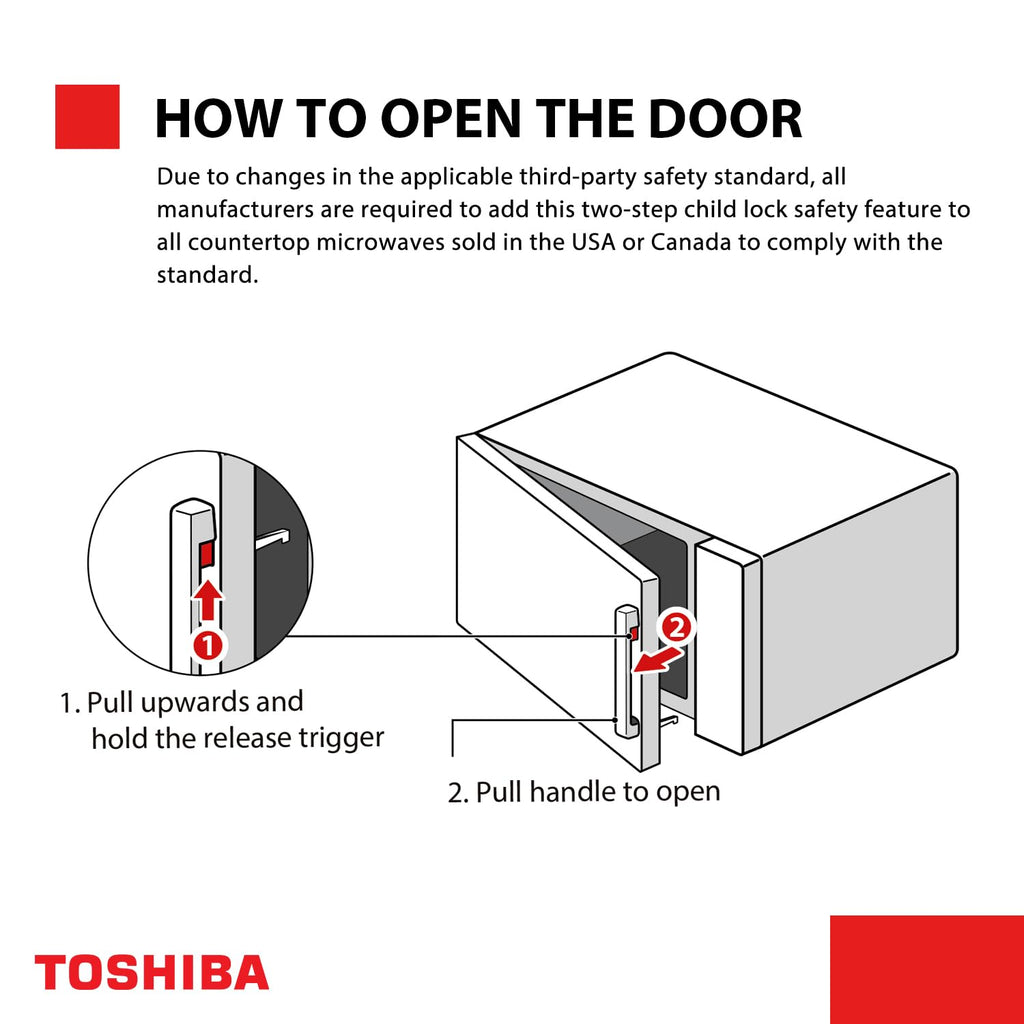 TOSHIBA ML4-EM22PAIT(SS) Countertop Microwave Oven with Sensor Cook, 6 Auto Menus, Origin Inverter, Child Lock, 2.2 Cu Ft for Large Family, 16.5 Inch