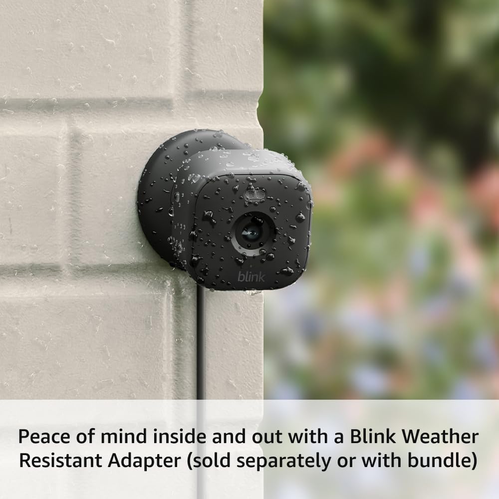 Blink Mini 2  Home Security & Pet Camera with HD video, color night view, motion detection, two-way audio, and built-in spotlight  1 camera (White)
