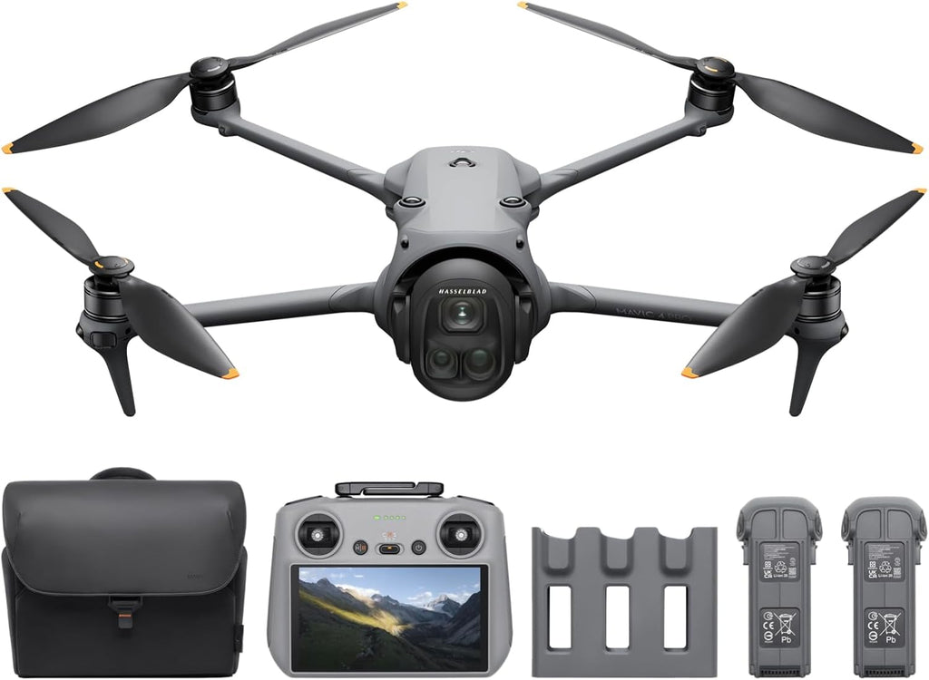DJI Mavic 4 Pro Fly More Combo with DJI RC 2, Flagship Tri-Camera Drone with 100MP 4/3 CMOS Hasselblad Camera, 30km/18.6mi Video Transmission, 51-Min
