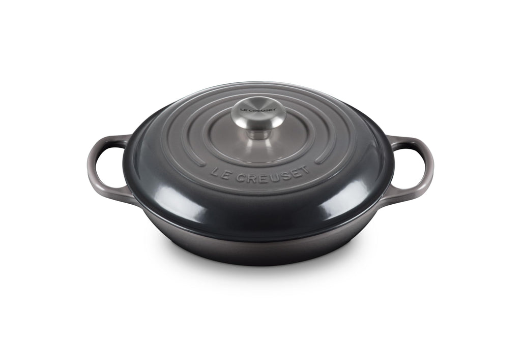Le Creuset Enameled Cast Iron Signature Braiser, 2.25 qt., Licorice