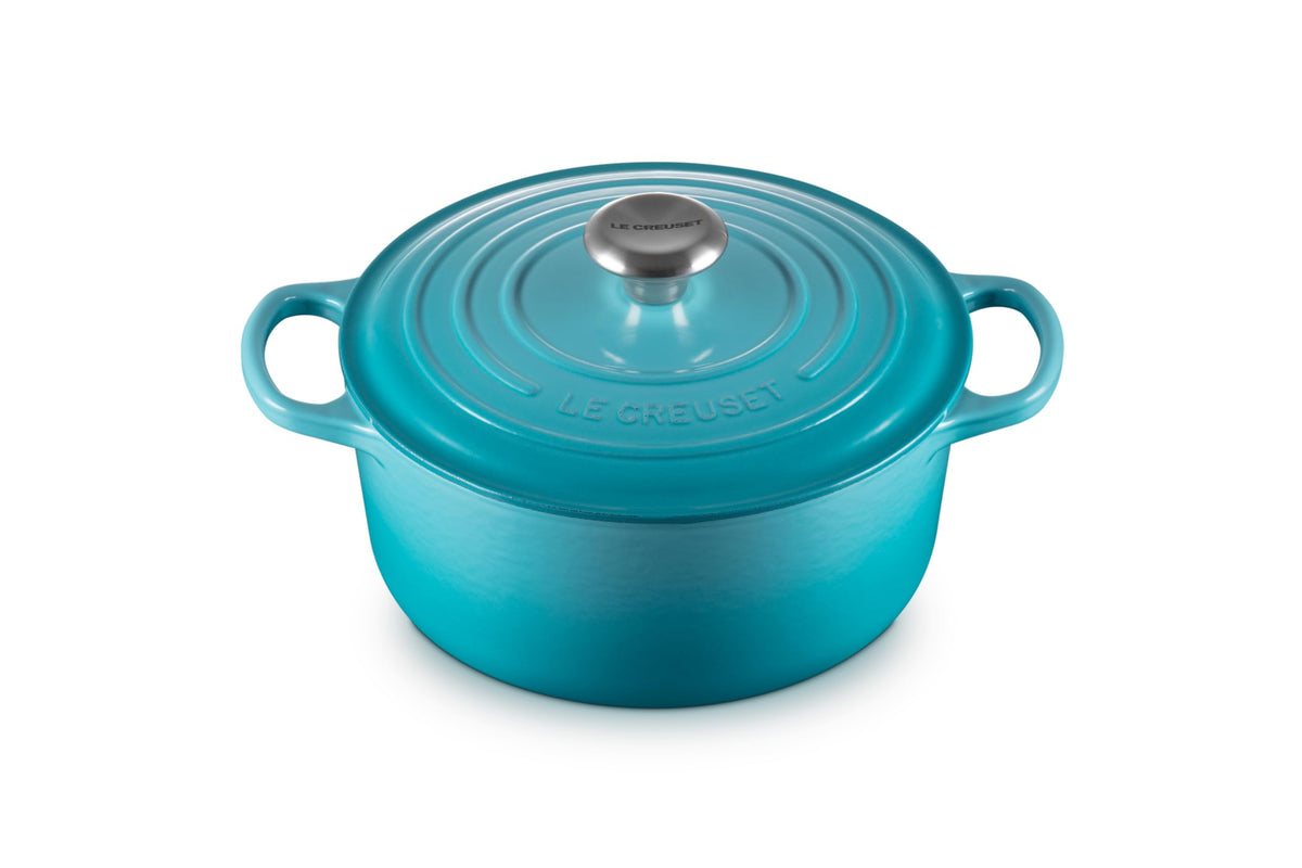 Le Creuset Enameled Cast Iron Signature Round Dutch Oven, 7.25 qt., Licorice