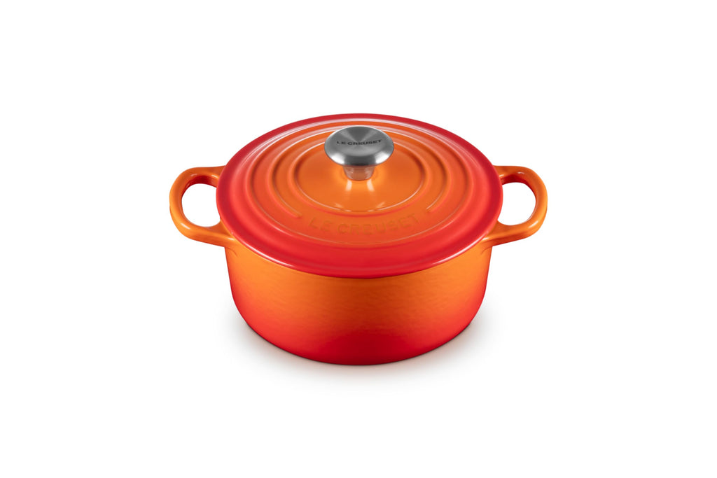 Le Creuset Enameled Cast Iron Signature Round Dutch Oven, 7.25 qt., Licorice