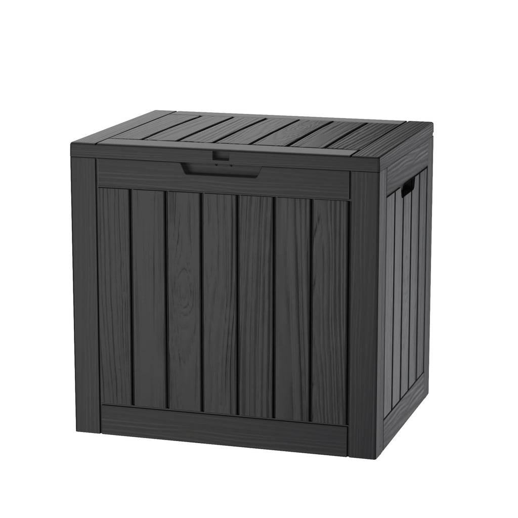 Mersco 320 Gallon Double-Wall Resin Deck Box - Lockable Waterproof Outdoor Storage Box, 1000lbs Capacity & Doubles as Seating for Patio Furniture