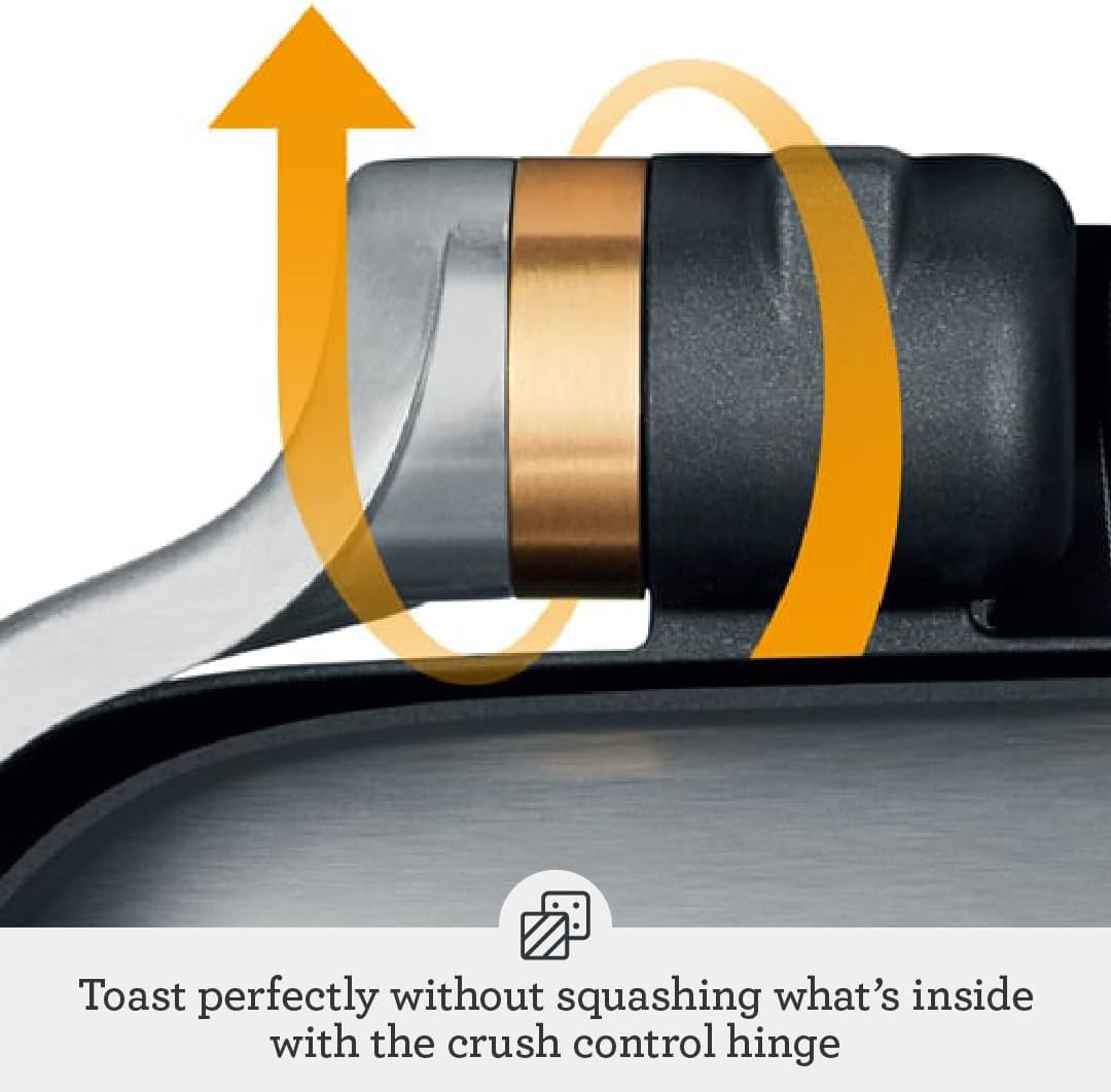 Breville the Perfect Press™ Panini Press, BSG600BSS, Brushed Stainless Steel