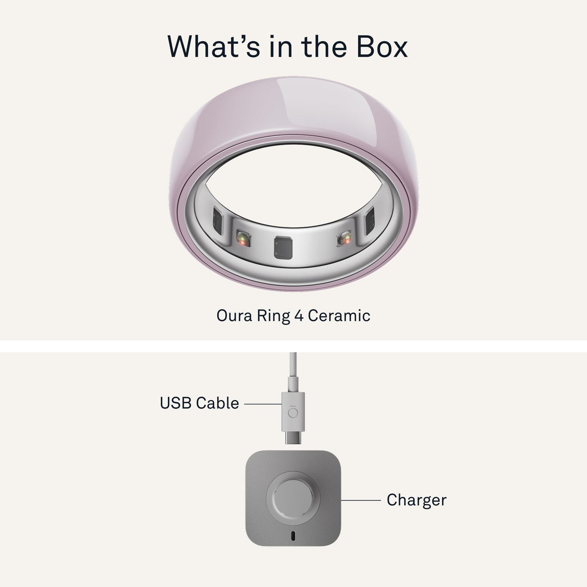 Oura Ring 4 Ceramic - Tide - Size 8 - Size Before You Buy