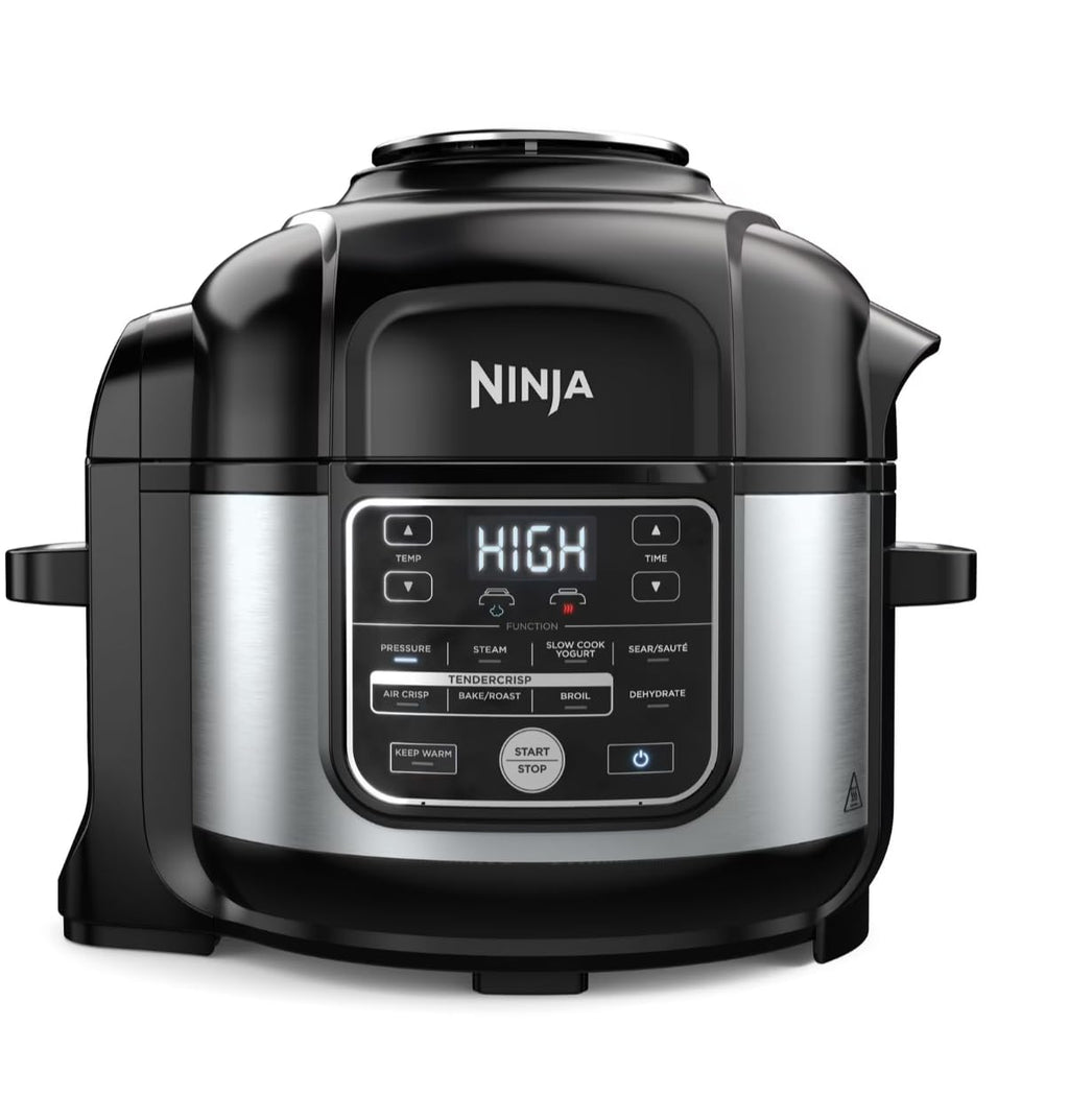 Ninja Foodi 10-in-1 Pressure Cooker & Air Fryer Combo, 6.5 Qt Stainless Steel Multi Cooker C Slow Cook, Steam, Bake, Roast, Dehydrate, Sear C Perfect