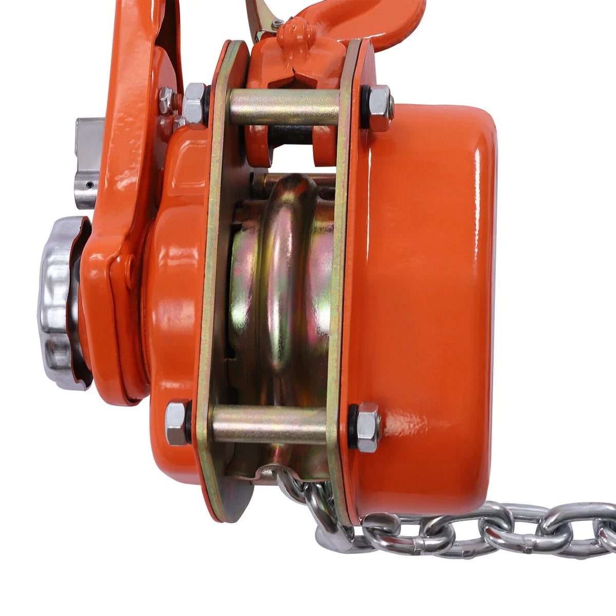 10Ft Lifter 0.75T Type Ratchet Hoist Come Lever Puller Chain Block Chain Along DENEST