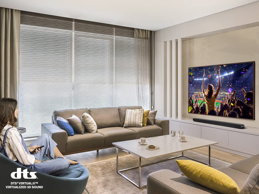 SAMSUNG S60D 5.0ch Soundbar w/Wireless Dolby Atmos Audio, All-in-One Design, Q-Symphony, SpaceFit Sound Pro, Adaptive Sound, Game Mode Pro with Alexa
