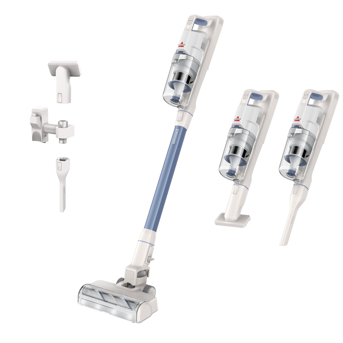 Bissell PowerClean FurGuard 280W Self-Standing Cordless Vacuum w/Self-Cleaning Brush Roll, Strong Suction, Removeable Battery, Wall Mount, Upholstery