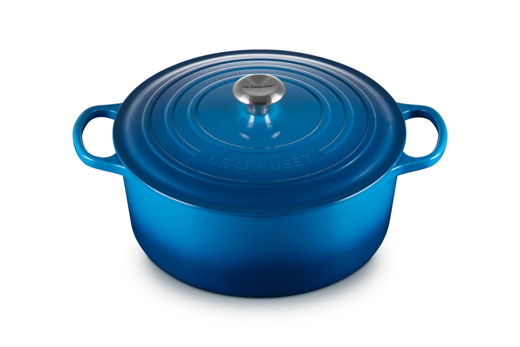 Le Creuset Enameled Cast Iron Signature Round Dutch Oven, 7.25 qt., Licorice