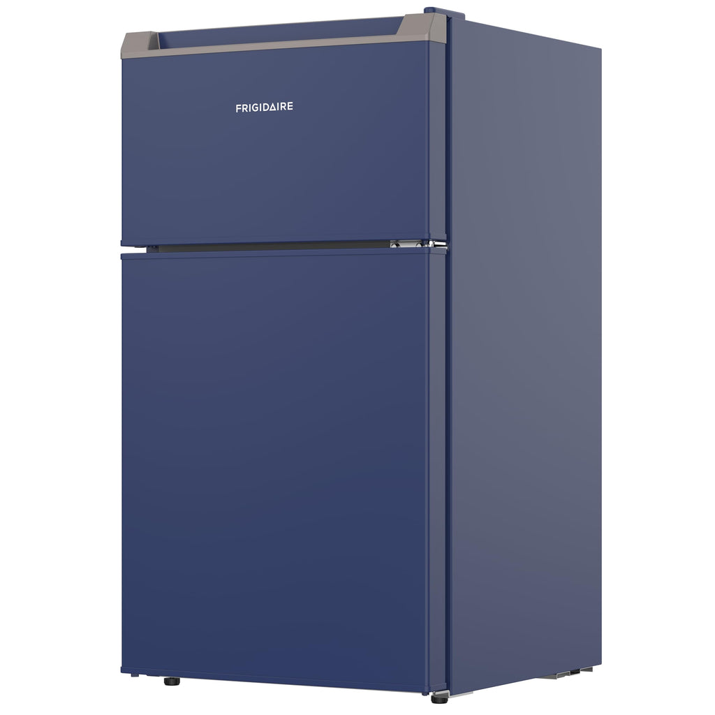 Frigidaire Compact Refrigerator with Top Freezer - 2 Door Fridge with 3.2 Cu Ft, Contemporary Series, Blue