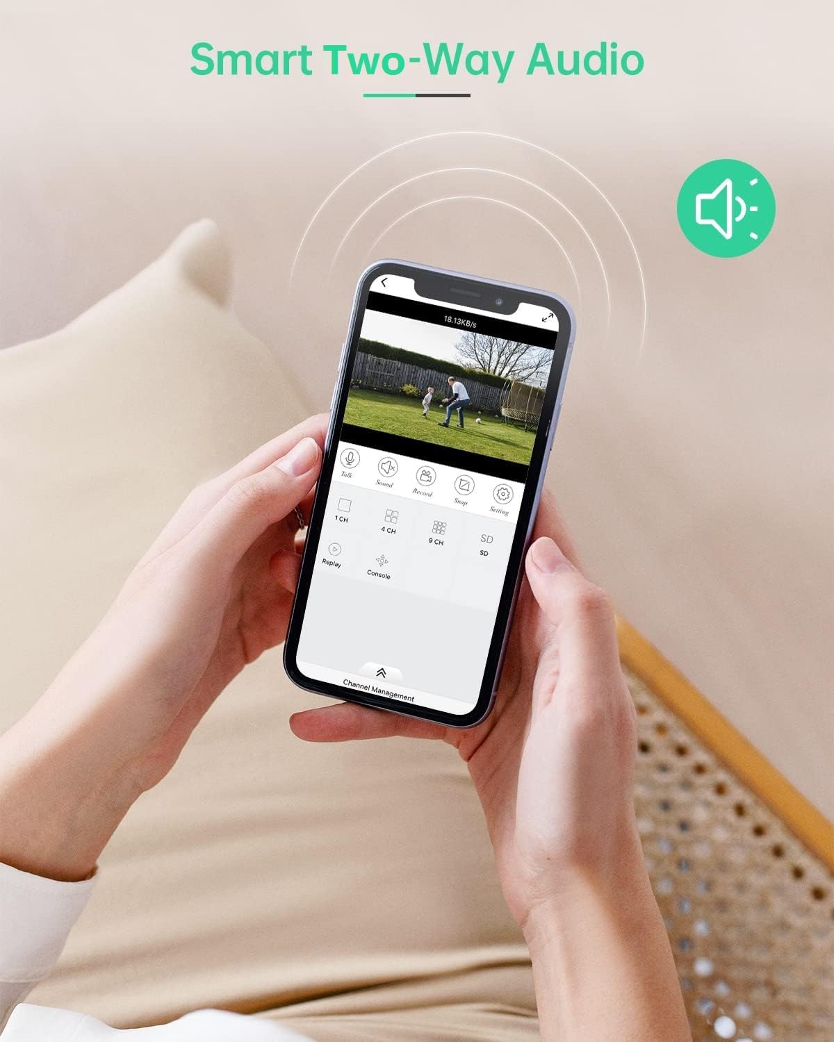 Security Camera System Wireless,Firstrend 1080P 8CH Wireless Home Security Systems with 4 pcs 2MP Full HD Cameras 1TB HDD Night Vision Motion