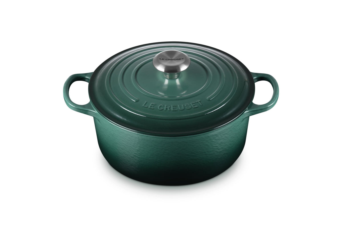 Le Creuset Enameled Cast Iron Signature Round Dutch Oven, 7.25 qt., Licorice