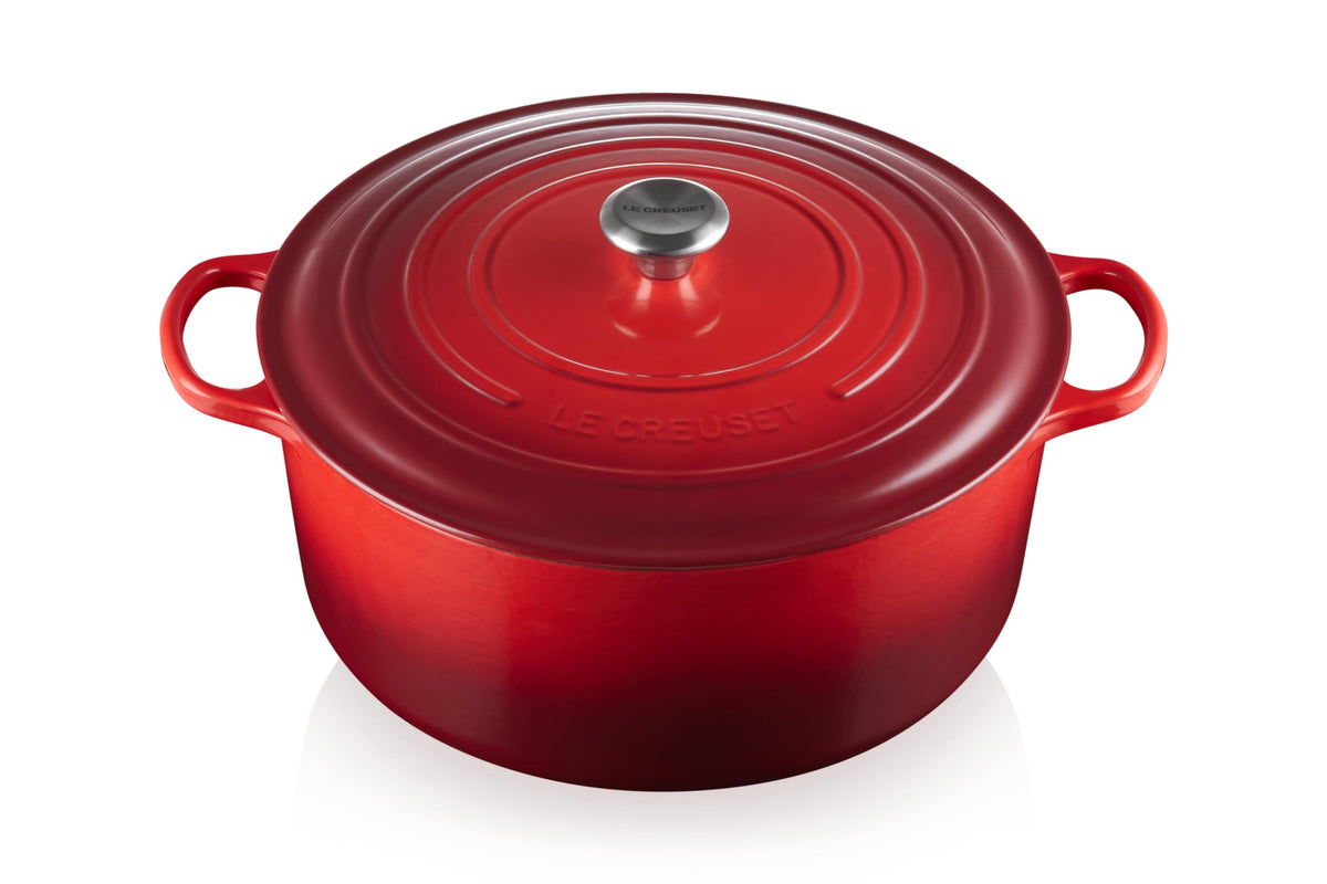 Le Creuset Enameled Cast Iron Signature Round Dutch Oven, 7.25 qt., Licorice