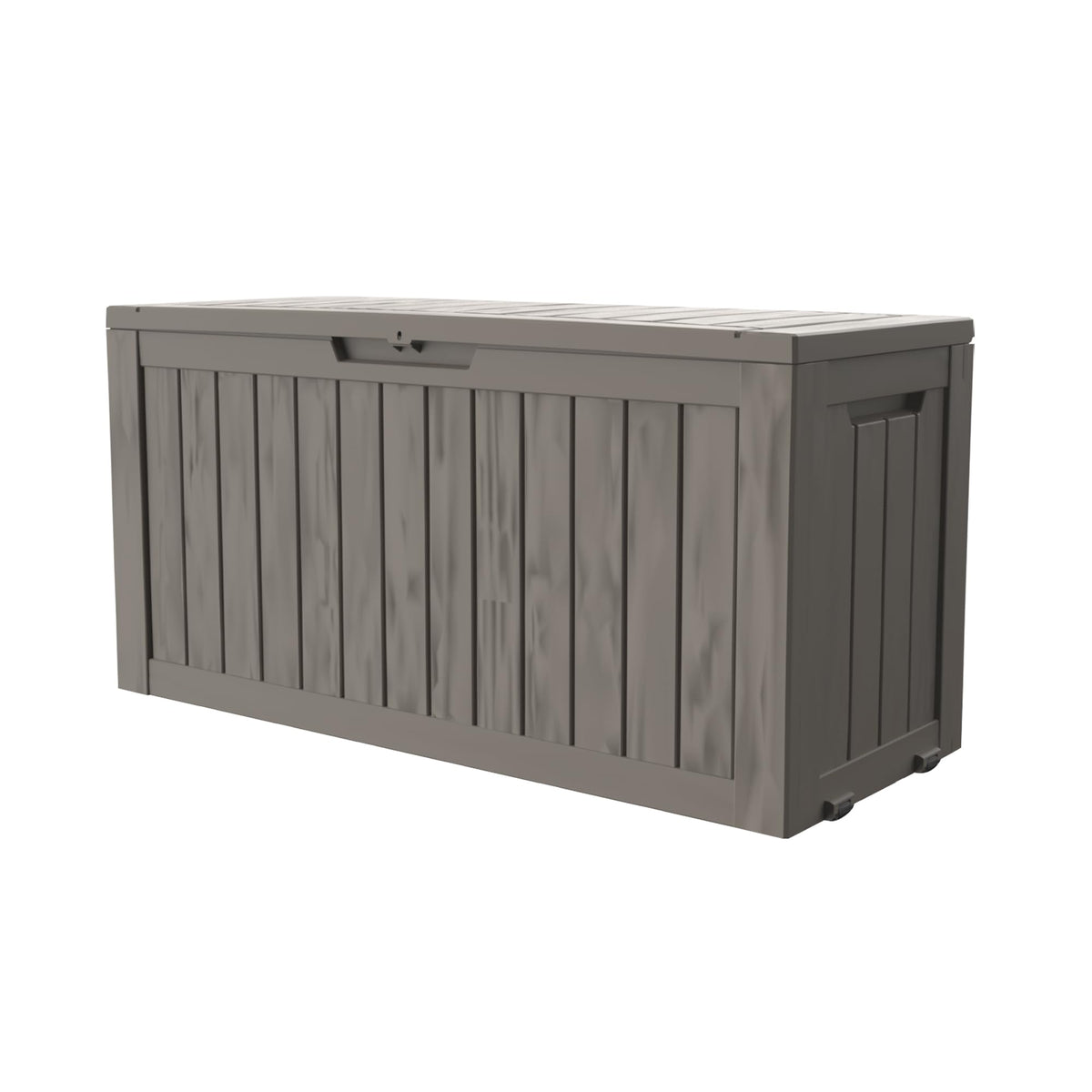 Mersco 320 Gallon Double-Wall Resin Deck Box - Lockable Waterproof Outdoor Storage Box, 1000lbs Capacity & Doubles as Seating for Patio Furniture