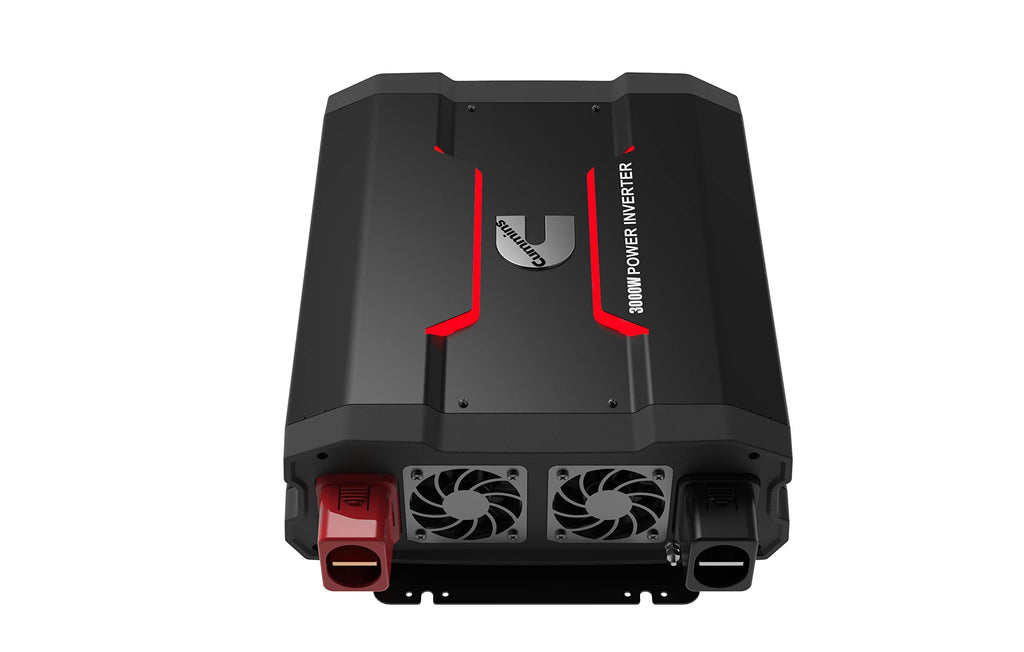 Cummins 5000 Watts Inverter Modified Sine Wave Truck Inverter 12 Volts to 110 Volts Four AC Outlets Two USB Ports (Plus Cable Kit)- CMN5000W