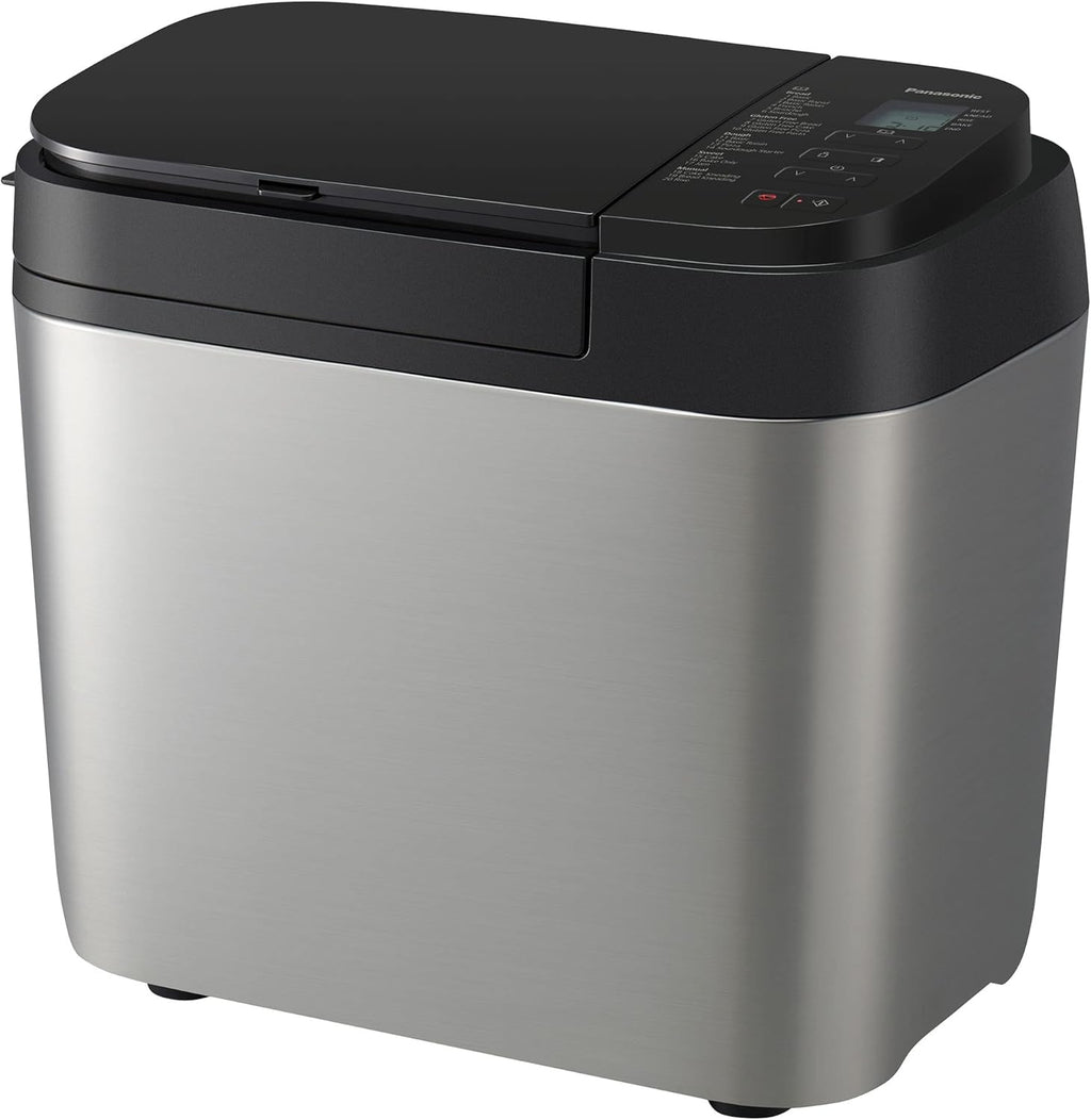 Panasonic Bread Machine, Automatic Bread Maker with 20 Presets and Advanced Temperature Sensor for Bread, Cake, and Pizza, Gluten Free Baking, Raisin
