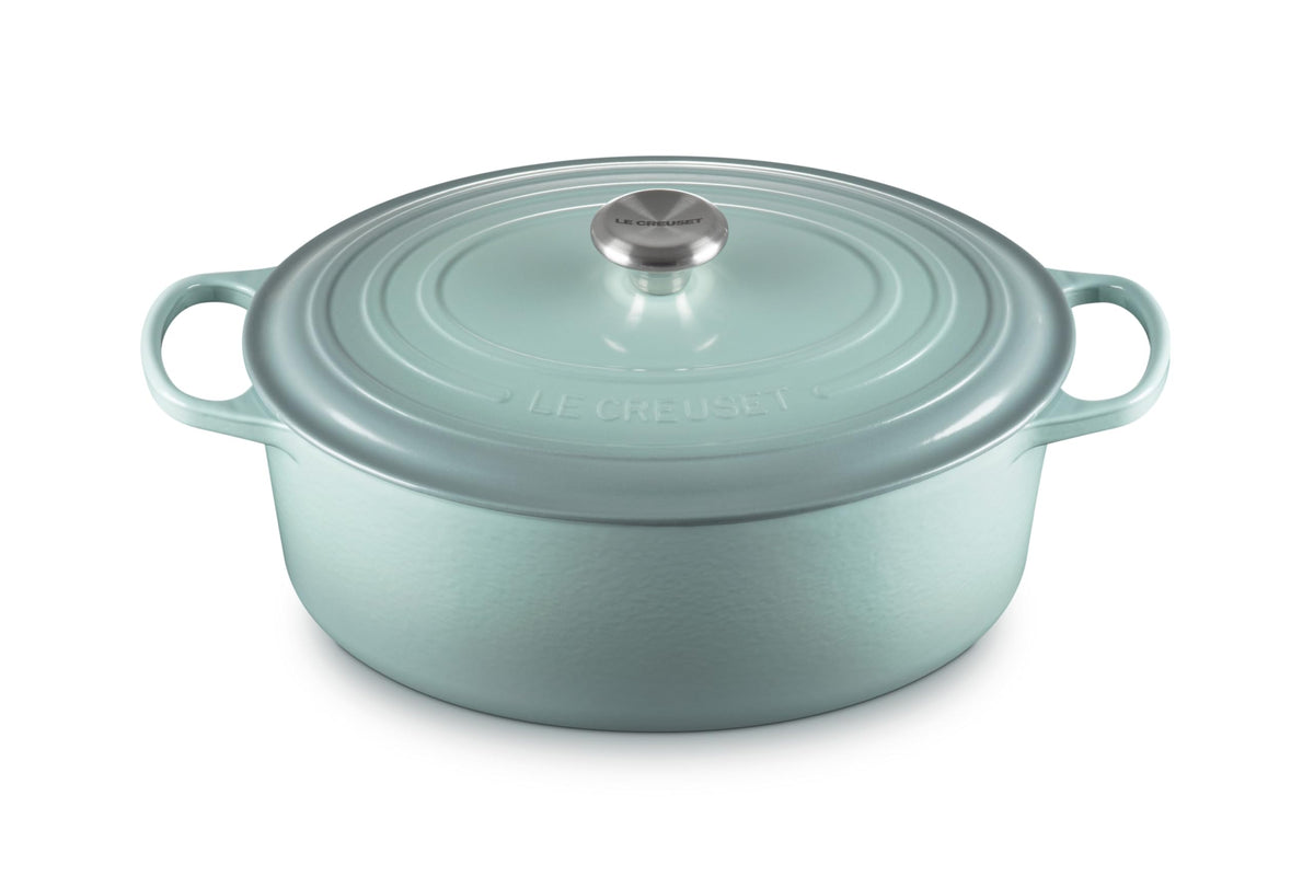 Le Creuset Enameled Cast Iron Signature Oval Dutch Oven, 8 qt., Cerise