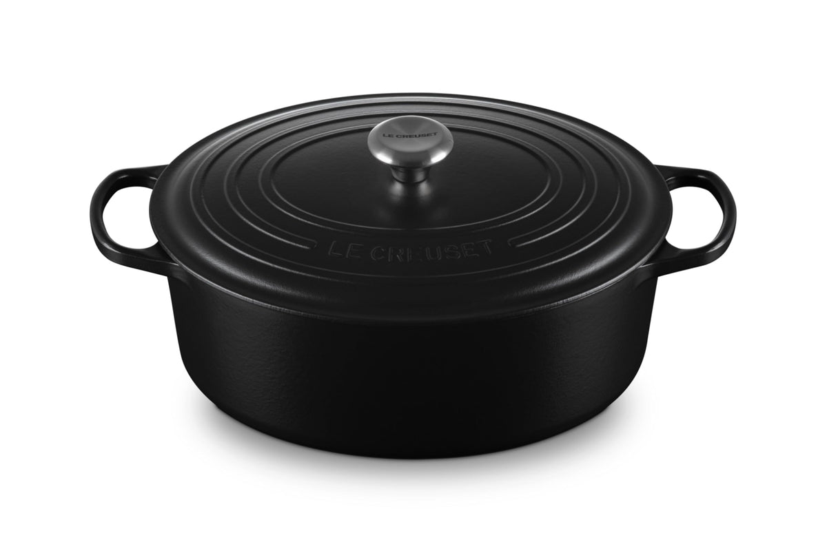 Le Creuset Enameled Cast Iron Signature Oval Dutch Oven, 8 qt., Cerise
