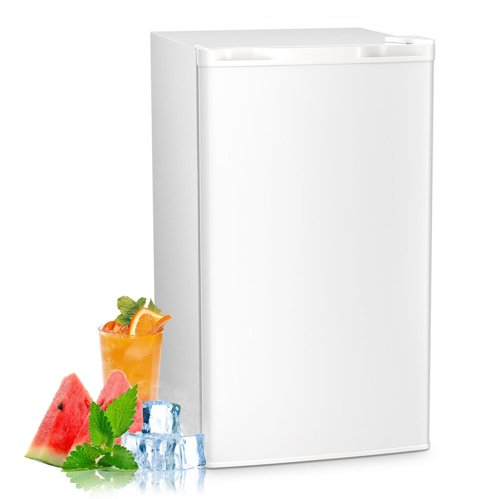 Antarctic Star 3.2 Cu.Ft. Mini Fridge with Freezer, Small Refrigerators with Adjustable Thermostat, Low Noise, Energy Saving, Compact Refrigerators
