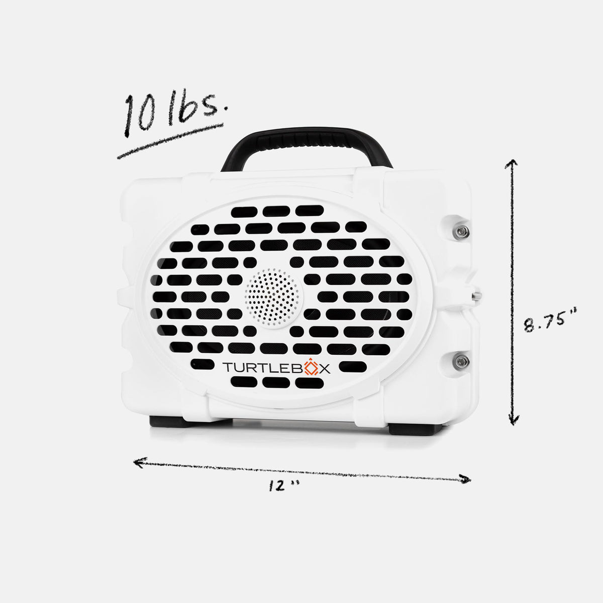 Turtlebox Original Gen 3: Portable Outdoor Bluetooth Speaker C Ultra-Loud (120dB), Waterproof (IP67), Rugged, Impact-Resistant, 3-Day Battery | Party