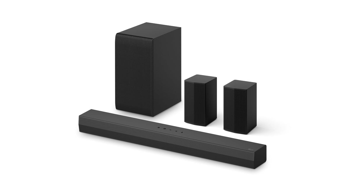 LG S60T 3.1 ch. Soundbar with Wireless Subwoofer, Dolby Audio, TV Synergy, Wow Interface, AI Sound Pro (2024 Model)
